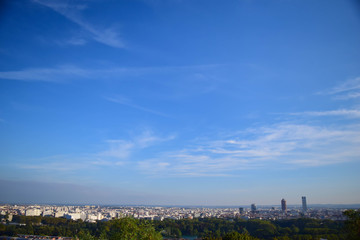 Obraz premium Landscape of Lyon, France