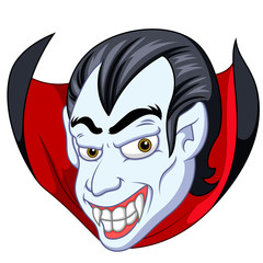 vampire face cartoon