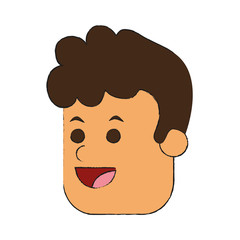 Obraz premium happy man icon image vector illustration design