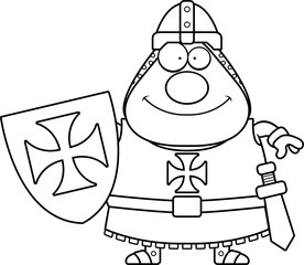 Happy Cartoon Templar