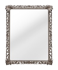 Silver wooden frame for a picture or a mirror