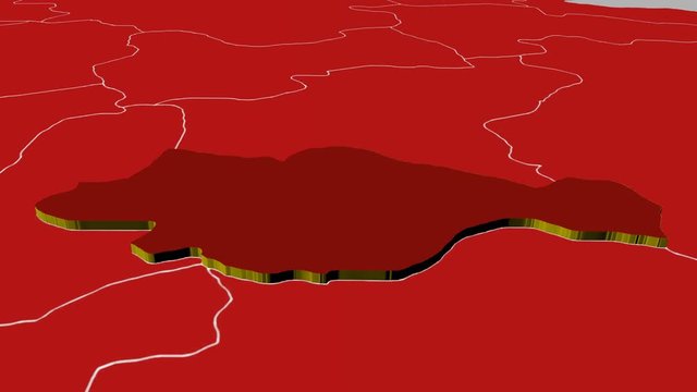 Siirt - Turkey, region extruded. Solids