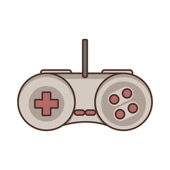 Old console gamepad icon vector illustration graphic design