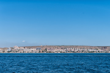 View of Santa Pola coast, Spain.