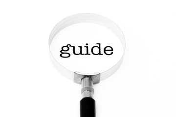 Guide symbol with magnifier