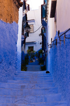 stairs in chefchaouen