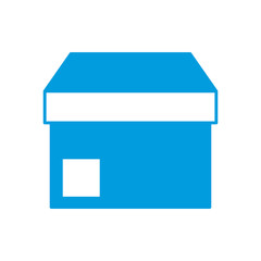 Cardboard box isolated icon vector illustration graphic design
