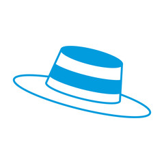 Vintage male hat icon vector illustration graphic design