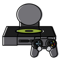 Console videogame isolated icon vector illustration graphic design