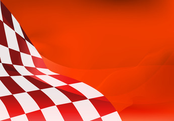 checkered flag background vector race design - 171475668