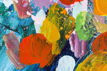 Detail of the Painting as a Background