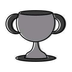 Trophy cup isolated icon vector illustration graphic design