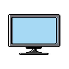Tv media technology icon vector illustration graphic design