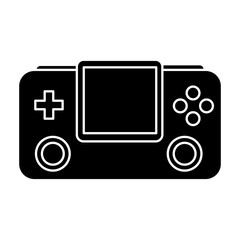 Portable videogame console icon vector illustration graphic design