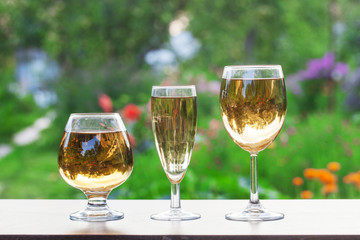 White wine. Alcoholic beverage. Camping. Evening. For your design.