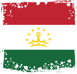 Vector Tajikistan Flag, tajik Colors (Vector Art)