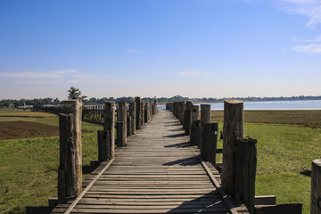 Obraz premium U bein bridge Amarapura ,Myanmar (Burma)