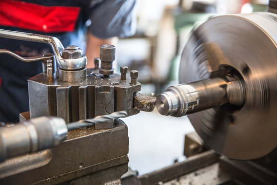 Man working in his workshop