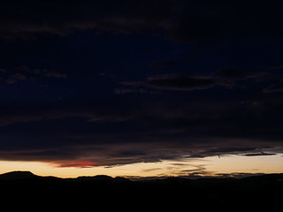 Feuriger Sonnenuntergang