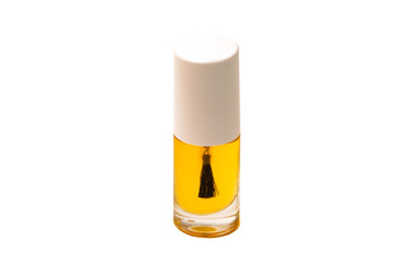 A bottle for perfume on a white background