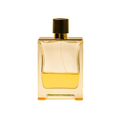 A bottle for perfume on a white background