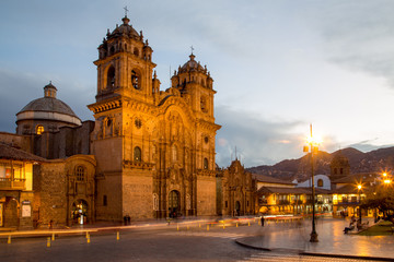 Fototapeta na wymiar Catholic Church in Cusco, Peru