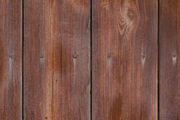 Naklejka premium old wooden boards and wooden nails