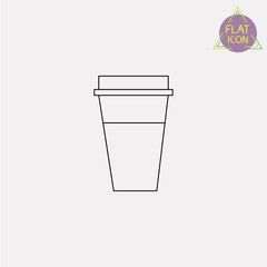 coffee line icon