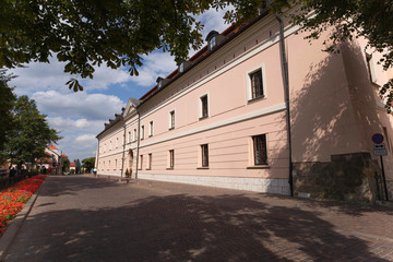 Niepolomice near the Krakow historical architecture.