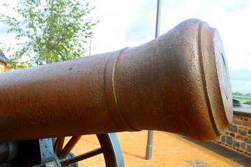 Kanone auf dem Alten Zoll