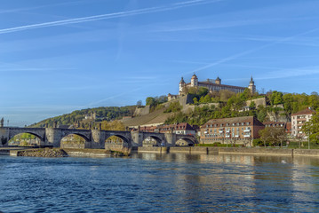 View of Marienberg Fortress, Wurzburg, Germany