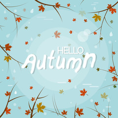 vector design of autumn season