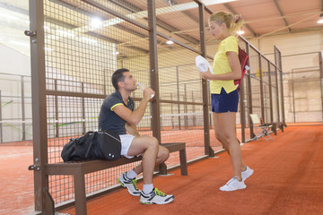 couple after tennis match