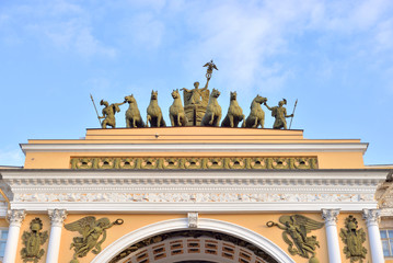 Fototapeta premium The arch of General staff on Palace Square.