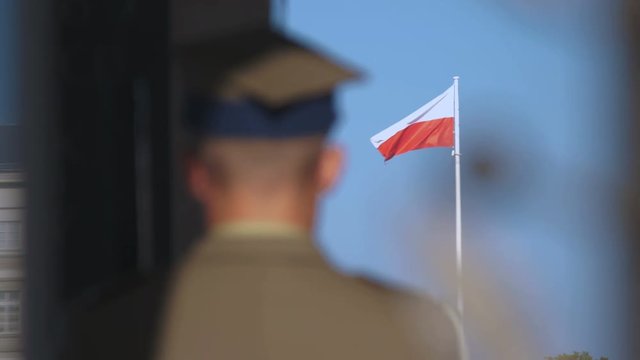 Unknown Soldier and Polish Flag
