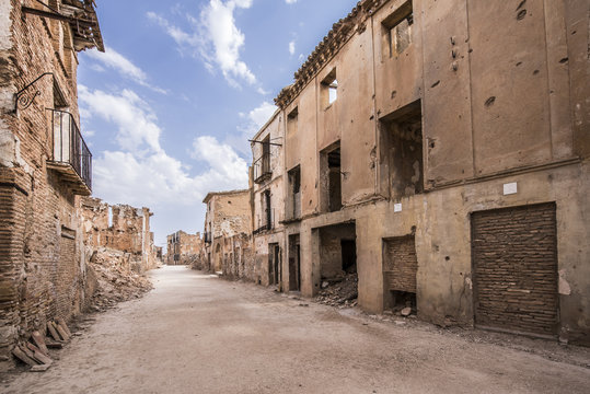 Belchite is a municipality of the province of Zaragoza, Spain. It is known for having been a scene of one of the symbolic battles of the Spanish Civil war, Belchite's battle.  