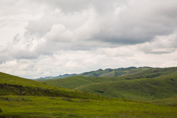In the mountains before the storm