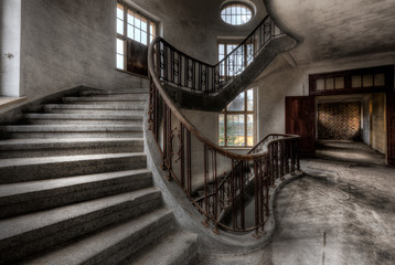 Staircase with Handrail