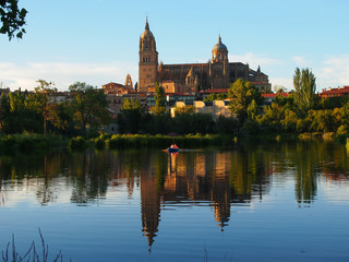 Panorama of the Old City of Salamanca
