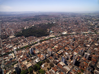 Obraz premium Aerial View of Ribeirao Preto city in Sao Paulo, Brazil