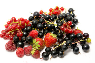Still life of ripe summer berries 3