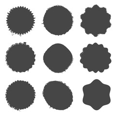 Distress Badge Template