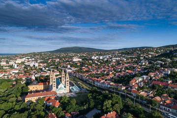 Pecs cityBird eye view