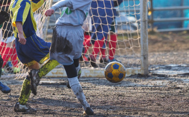 サッカー　フットボール © makieni