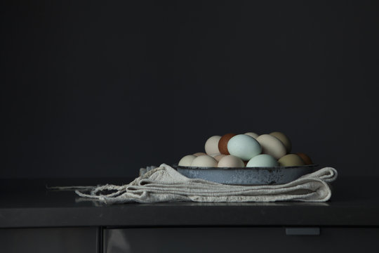 Eggs in a bowl