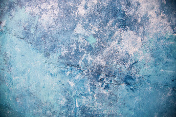 Closeup of blue concrete wall texture
