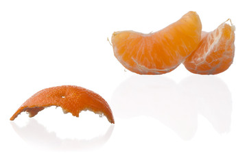 Orange and peel