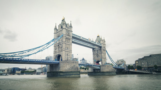 Iconic Tower Bridge in London
