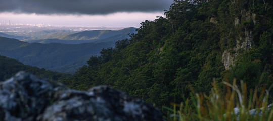 Mountain view from the Gold Coast Hinterlands