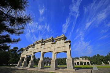 Obraz premium Very ancient buildings in China